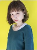 ワンカールで大人かわいいボブ