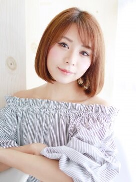 ナル 白山神社参道通り店(nalu) ツヤ感ワンカールボブスタイル