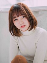 アイナ 浅草美容院(Aina) 甘カワワンカールボブ×テラコッタ風♪◎30代40代50代