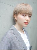 小顔ショート ダブルカラー ケアブリーチ &nbsp;☆