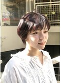スッキリ目のハンサムショート