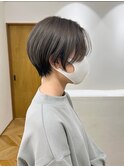 インナーブルーブラック×グレージュ×ショート20代/30代/40代