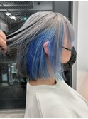 ホワイトアッシュ×ペールブルー