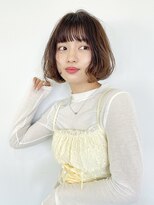 ハピネス クローバー 学園前店(Happiness CLOVER)&nbsp;大人可愛い　ふんわりパーマ　透明感カラー　小顔カット