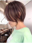 大人ショートヘア/ハイライトカラー/イルミナカラー[国分寺]