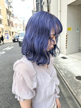 リール(rire) lavender navy color