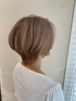 ファブ 千葉店(FaB)&nbsp;フェザーバング/カーキグレージュ/マッシュショートボブ[千葉駅]