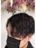 シルエット 美容室&nbsp;メンズ　スパイラルパーマ　八戸メンズカット20代30代40代