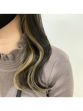 ロマンヤカタ ファース(ROMAN YAKATA fars) インナーカラー ベージュ ケアブリーチ@田代2/12