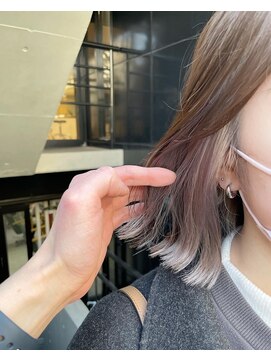 アクト 原宿(ACT) ホワイトカラー/ラベンダーピンク/インナーカラー