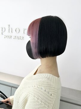 ユーフォリア エヌ 池袋サンシャイン通り店(Euphoria +n) 大人可愛いクールボブ/フェイスフレーミングボブアレンジ