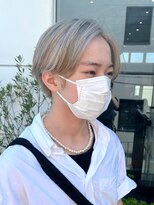 マジコ 下北沢本店(Magico) メンズセンターパート/ダブルカラー/ブリーチ/髪質改善/下北沢