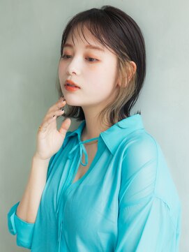 アリエッタ(aRietta) かきあげボブ×インナーカラー