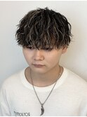 ツイストスパイラル ハイライト ホワイトメッシュ 新宿