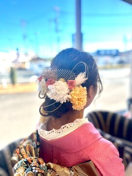アース 浜松志都呂店(HAIR&MAKE EARTH) 成人式ヘア☆華やかシニヨン