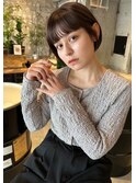 【ミニボブ】【ワイドバング】【南船場美容院】【大阪カラー】