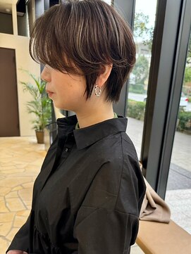 ジアン バイ ミルボン 西宮ガーデンズプラス(GIEN by milbon) 大人ショート/ハイライト/立体感