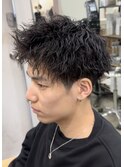 ツイストパーマ アップバング ツイスパ ツイスト