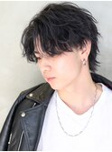無造作ウルフセンターパート