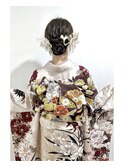 振袖×ヘアセット