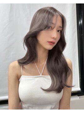 リッカ(LICCA) 【MISAKI】グレージュカラー/福岡美容室/韓国ヘア/前髪