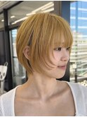 前髪カタログ/イメチェンスタイル／ウェーブパーマ/こなれミディ