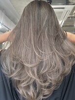 アポロ 横浜駅店(apollo)&nbsp;レイヤーボブハイライトブリーチレイヤーハイトーングレージュ