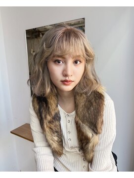 カルテ(QUARTE) ミルクティーベージュ レイヤーボブ