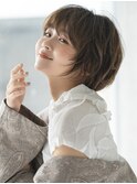 【emu井上信洋】ニュアンスパーマで無造作マッシュショートボブ