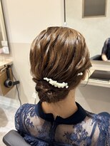 アヤナバイアヤラ 西船橋店(ayana by ayala)&nbsp;ふんわりシニヨン×セミロング