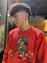 ギヴヘアインダストリー(Give hair industry)&nbsp;スペインカール波巻きパーマメンズマッシュショート