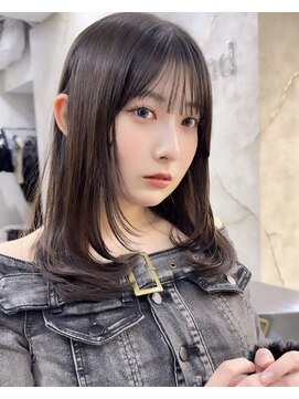 ロンドアヴァントゥス 池袋(Lond aventus) 韓国レイヤー/韓国風/ボブ/髪質改善/黒髪/ブリーチなし〔池袋〕