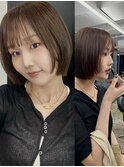 美髪春カラーボブ