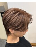 ニュアンスパーマ/毛流れセンターパート/フェザーパーマ