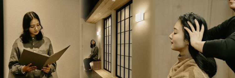 カラー&髪質改善＆ヘッドスパ専門店のサロンヘッダー