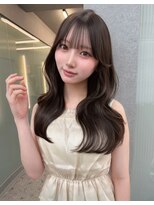 ボタン ハカタ(VOTAN hakata) 博多/顔周りカット/シースルーぱっつん/グレージュ
