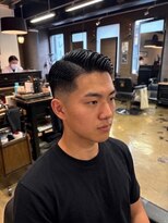 ワンワンオー バーバーショップ 博多店(@110 BARBER SHOP)&nbsp;ツーブロックショートカルマヘアスリックバックジェットフェード