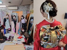 かぐや姫 エルモード フェレ美容室 行徳店の雰囲気（七五三、成人式、卒業式、結婚式の着付けとセット　早朝予約OK ）