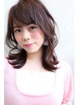 イソラブル(ISOLA-blu) 【ふんわり可愛い】ピンクベージュ×ゆるふわカール