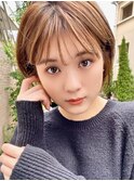 丸みショートボブ