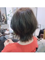 ミューズジャルダン(MUSE jardin)&nbsp;カーキグレージュ×マッシュウルフ