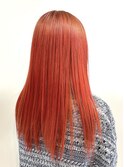 ブラッドオレンジ×ロングヘア