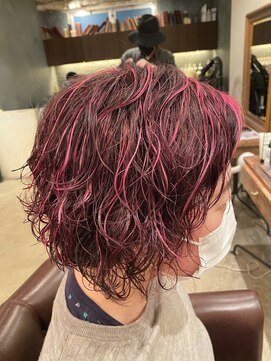 アーツ 町田(arts) 【arts町田】ピンクハイライト/韓国/パーマ