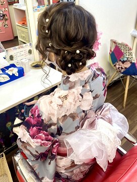 ヘアセットアップス(UP's) 可愛くっ♪『ゆかた着付け＋ヘアセット』して楽しくお出かけ～♪