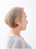 【えがお美容室】50代60代に人気◎ヘアセットが簡単 ひし形ボブ