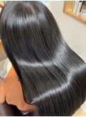 髪質改善　トリートメント　杉嶋梨紗　つや髪　黒髪　ストレート