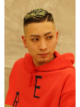 にもう ドラゴンバング サイドパート スキンフェードカット2