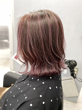 アオアクア バイ グルグル 小岩店(ao akua by GULGUL) ピンク×バレイヤージュカラー