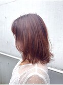 レイヤーカット×レッドオレンジ