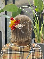 アールトゥーヘアー(art To Hair)&nbsp;ボブ/成人式セット/ボブセット/ハイトーンカラー/10代20代